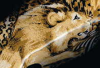 china camouflage tiger: lion image on back