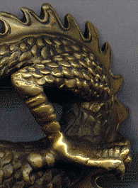 claw of chinese brass dragon