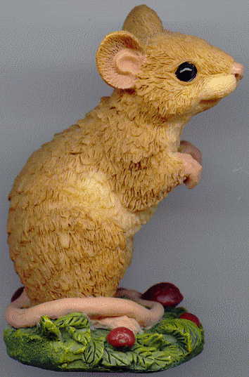 small mouse ornament: right side